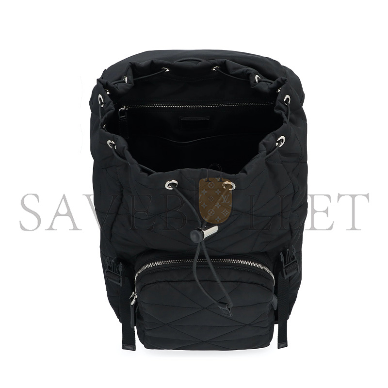 PRADA LOGO DETAIL RE-NYLON BACKPACK 2VZ135 (45*27*17cm) 